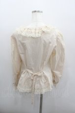 画像3: PINK HOUSE / レース使いオーバーブラウス  生成り I-26-01-22-009-LO-BL-SA-ZI (3)