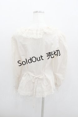 画像3: PINK HOUSE / レース使いオーバーブラウス  生成り I-26-01-22-009-LO-BL-SA-ZI