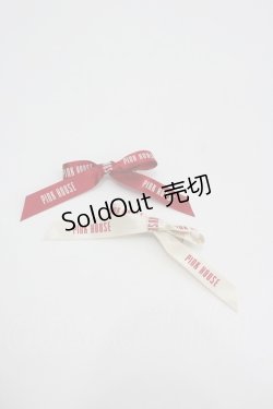 画像1: PINK HOUSE / ロゴリボンクリップセット   I-26-01-22-104-LO-AC-SA-ZI