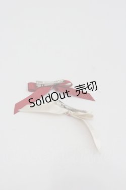 画像2: PINK HOUSE / ロゴリボンクリップセット   I-26-01-22-104-LO-AC-SA-ZI