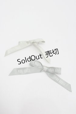 画像1: PINK HOUSE / ロゴリボンクリップセット   I-26-01-22-105-LO-AC-SA-ZI