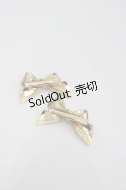 画像2: PINK HOUSE / リボン型クリップ  ゴールド I-26-01-22-106-LO-AC-SA-ZI