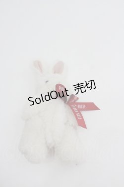 画像1: PINK HOUSE / うさぎリボンぬいぐるみコサージュ   I-26-01-22-108-LO-ZA-SA-ZI