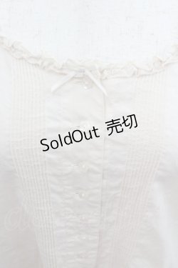 画像2: PINK HOUSE / ローンノーカラーブラウス  生成り I-26-01-22-010-LO-BL-SA-ZI