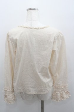 画像3: PINK HOUSE / ローンノーカラーブラウス  生成り I-26-01-22-010-LO-BL-SA-ZI