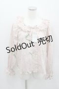 PINK HOUSE / マーガレットブーケプリントブラウス  ピンク I-26-01-22-011-LO-BL-SA-ZI