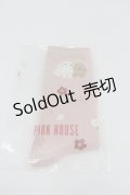 PINK HOUSE / 幸見うさぎ柄ソックス   I-26-01-22-119-LO-ZA-SA-ZI
