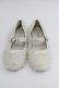 画像1: PINK HOUSE / ソフトチュールフリル使いバレエシューズ 3(M) 白 I-26-01-22-123-LO-SH-SA-ZI (1)