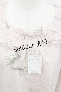 画像2: PINK HOUSE / マーガレットブーケプリントブラウス  ピンク I-26-01-22-011-LO-BL-SA-ZI