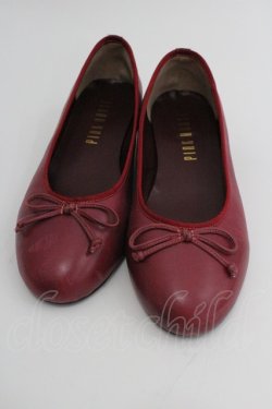 画像1: PINK HOUSE / レザーバレエシューズ 3M 赤 I-26-01-22-124-LO-SH-SA-ZI