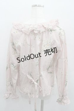 画像3: PINK HOUSE / マーガレットブーケプリントブラウス  ピンク I-26-01-22-011-LO-BL-SA-ZI