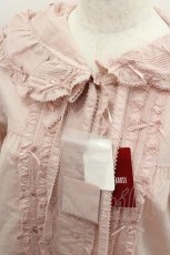 画像3: PINK HOUSE / うさぎの耳フード付きローンブラウス  ピンク I-26-01-22-012-LO-BL-SA-ZI (3)