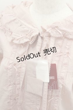画像3: PINK HOUSE / うさぎの耳フード付きローンブラウス  ピンク I-26-01-22-012-LO-BL-SA-ZI