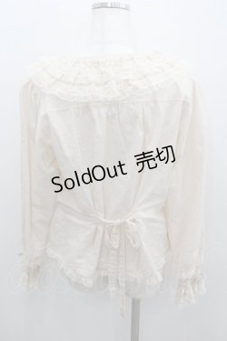 画像3: PINK HOUSE / レースフリル襟付きブラウス  生成り I-26-01-22-014-LO-BL-SA-ZI