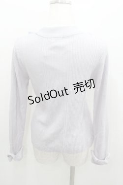 画像3: axes femme / バラボトルネックリブニットプルオーバー  ラベンダー I-26-01-22-017-AX-TO-SA-ZI