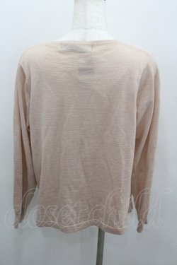 画像3: Franche Lippee / 裾レースパール切替ニットカーディガン  ピンクＸ白 I-26-01-22-019-LO-TO-SA-ZI