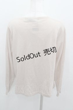 画像3: Franche Lippee / 裾レースパール切替ニットカーディガン  ピンクＸ白 I-26-01-22-019-LO-TO-SA-ZI