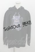 MILKBOY / EVIL CAT HOODIE  黒 I-26-01-22-021-MB-TO-SA-ZI