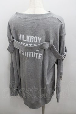 画像3: MILKBOY / 04-20スウェット  グレーＸ白 I-26-01-22-022-MB-TO-SA-ZI