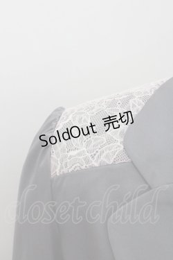 画像2: axes femme / 袖レースアップジャケット M グレー I-26-01-22-027-AX-JA-SA-ZI