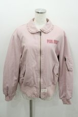 画像1: PINK HOUSE / バラ園うさぎ刺繍ブルゾン  ピンク I-26-01-22-028-LO-JA-SA-ZI (1)