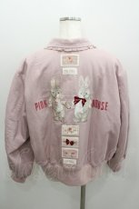 画像3: PINK HOUSE / バラ園うさぎ刺繍ブルゾン  ピンク I-26-01-22-028-LO-JA-SA-ZI (3)
