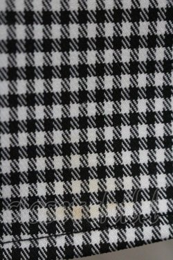 画像2: Ank Rouge / パール紐&ギンガムチェックワンピース  黒Ｘ白 I-26-01-22-032-CA-OP-SA-ZI
