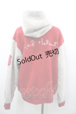 画像2: Karl Helmut / カールくん刺繍ボアパーカー  赤 I-26-01-24-035-EL-TO-HR-ZI