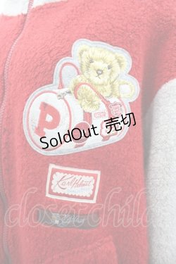 画像4: Karl Helmut / カールくん刺繍ボアパーカー  赤 I-26-01-24-035-EL-TO-HR-ZI