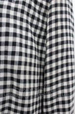画像3: INGEBORG / ギンガムチェックリボンジャケット  黒Ｘ白 I-26-01-24-036-LO-JA-SA-ZI (3)