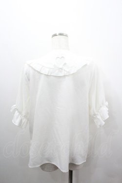 画像2: DearMyLove / 選べるくり抜きモチーフブラウス 3L 白 I-26-01-24-004-EL-BL-SA-ZI
