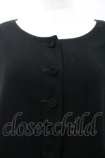 画像3: KANEKO ISAO / ノーカラーシンプルジャケット  ブラック I-26-01-24-041-EL-JA-SA-ZI (3)