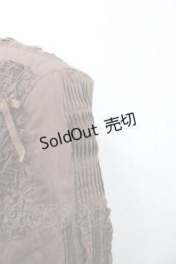 画像3: WONDERFUL WORLD / ピコフリル&ピンタックモチーフパッチワークジャケット  ブラウン I-26-01-24-042-LO-JA-SA-ZI