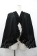 画像1: KANEKO ISAO / ピコフリルボレロジャケット  ブラック I-26-01-24-043-EL-JA-SA-ZI (1)