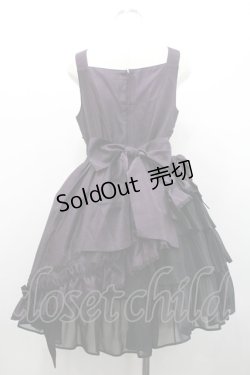 画像2: ALICE and the PIRATES / ギャザーシフォンジャンパースカート  ワイン I-26-01-24-045-PA-OP-AS-ZI