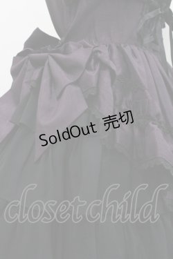 画像4: ALICE and the PIRATES / ギャザーシフォンジャンパースカート  ワイン I-26-01-24-045-PA-OP-AS-ZI