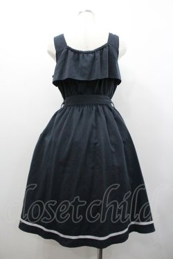 画像2: axes femme POETIQUE / トレンチデザインノースリOP  ネイビー I-26-01-24-052-AX-OP-SA-ZI