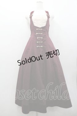 画像1: Amavel / Historical Theatreロングジャンパースカート  ボルドー I-26-01-24-058-CA-OP-SA-ZI