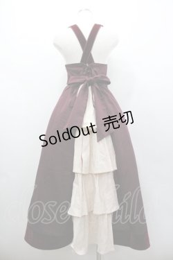 画像2: Amavel / Historical Theatreロングジャンパースカート  ボルドー I-26-01-24-058-CA-OP-SA-ZI