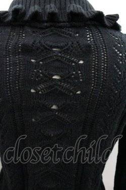 画像3: HEIHEI / フリルニット  黒 I-26-01-24-006-PU-TO-SA-ZI