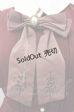 画像3: Amavel / Rmantique Mademoiselleワンピース  ボルドー I-26-01-24-059-CA-OP-SA-ZI