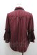 画像2: axes femme POETIQUE / 袖プリーツフリル使いブラウス  ボルドー I-26-01-24-001-AX-BL-SA-ZI (2)