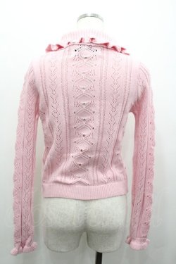 画像2: HEIHEI / フリルニット  ピンク I-26-01-24-007-PU-TO-AS-ZI