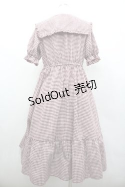 画像2: m petit by misako / ギンガムチェックワンピース LL 赤ｘ白 I-26-01-24-066-LO-OP-HR-ZI