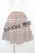 Emily Temple cute / コーデュロイドットリボンスカート 150 ブラウン I-26-01-24-073-ET-SK-SA-ZI
