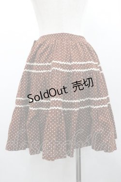 画像2: Emily Temple cute / コーデュロイドットリボンスカート 150 ブラウン I-26-01-24-073-ET-SK-SA-ZI