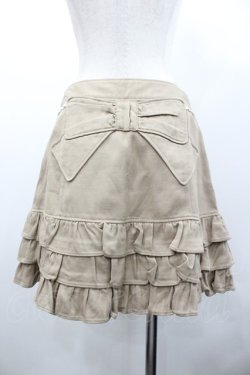 画像2: Emily Temple cute / リボンアップリケスカート  ブラウン I-26-01-24-074-ET-SK-SA-ZI