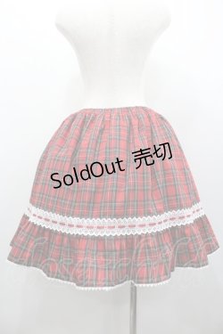 画像2: BABY,THE STARS SHINE BRIGHT / Mary Stuartタータンチェックスカート  赤チェック I-26-01-24-075-BA-SK-SA-ZI