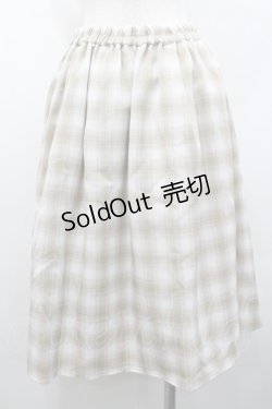 画像2: axes femme kawaii / チャイナ釦切り替えスカート  ブラウン I-26-01-24-077-AX-SK-SA-ZI