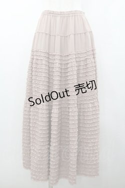 画像1: KANEKO ISAO / ピコフリルスカート  ピンク I-26-01-24-078-EL-SK-SA-ZI